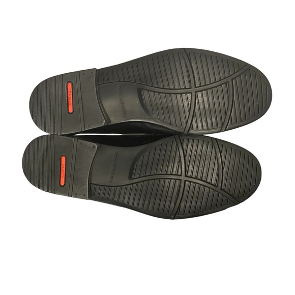 Men’s Rockport Walkability Trutech Black Faux Leather Penny Loafers Sz 9.5 Wide - Picture 8 of 10